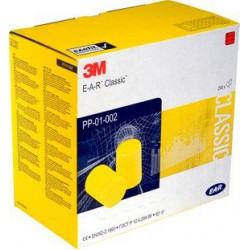 3M E-A-R Classic Earplugs, Uncorded, PP-01-002 (Singles or 250 Box)